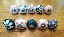 SET OF 10 CERAMIC DOOR