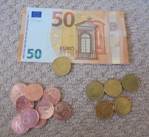Euros leftover holiday - leftover,