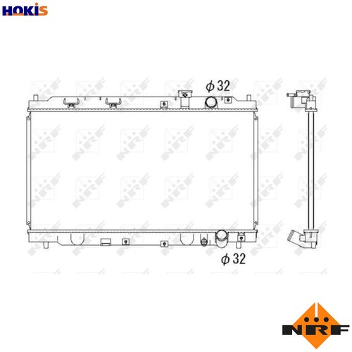 Radiator engine cooling 53284 - cooling,