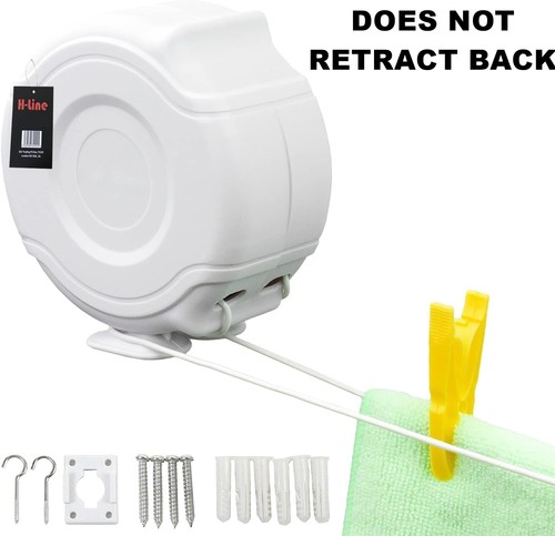 Unretractable 26m clothes reel - unretractable,