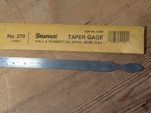 Vintage starrett no - no., 270
