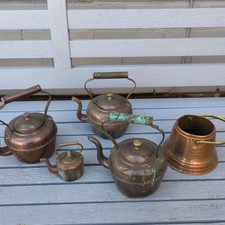 Brass Kettle And Pot Bundle 5