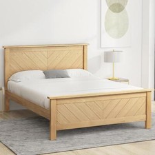 Real Oak Wood Bed