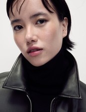 Marks & Spencer Womens Black Faux leather Basic Women Jacket - M&S