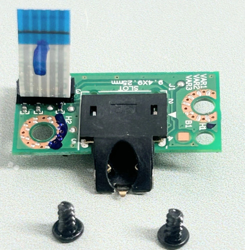 Audio port board with flex - with,