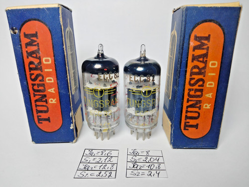 Pcs tungsram ecc82 12au7 - tungsram, ecc82/12au7
