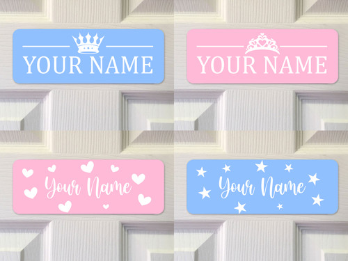 Girls boys bedroom door - bedroom, sign