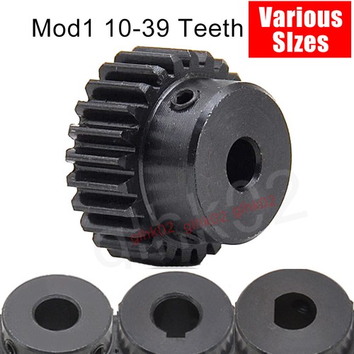 Mod1 steel pinion - steel, spur
