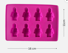 Lego Minifigurines Mold Silicone  3D Chocolate Jelly Icing DIY