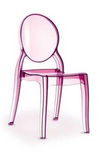 Ghost Chair Elizabeth Bernstein Pink or Crystal Clear Quality No China Goods