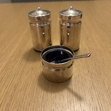 Silver Condiment Set Mayfair