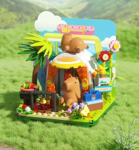 Capybara lego yurt adventure - lego,,