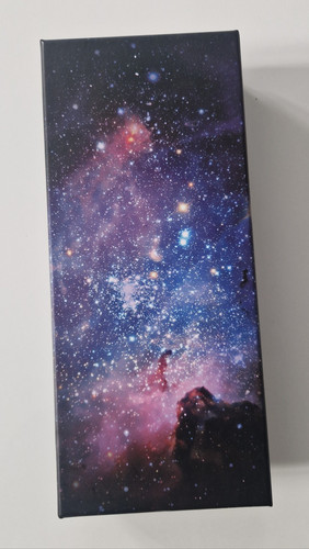 Galaxy design boxed glass dip - boxed,