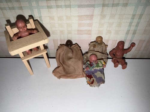 Antique vintage dolls house - vintage,