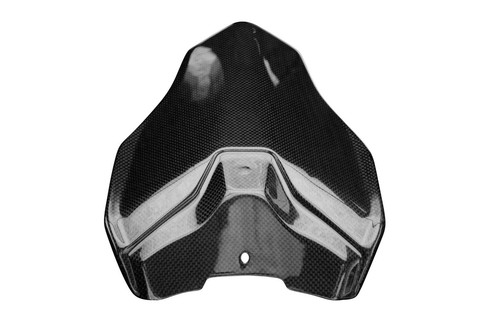 Carbon pillion seat cover - carbon,