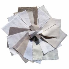 Sustainable Hemp Fabric Sample Swatches | A5 Samples | Hemp, Cotton, Bamboo