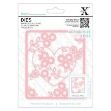 X cut 2 piece Die Floral Heart
