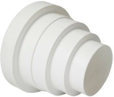 Stepped Reducer 80mm,100mm,120mm,125mm,150mm 4" 5" 6" Ducting Extractor Fans