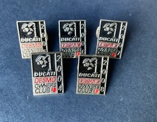 Ducati Desmo Owners Club Motorcycles Pin Badges X5 Italian Motor Bike 04-08