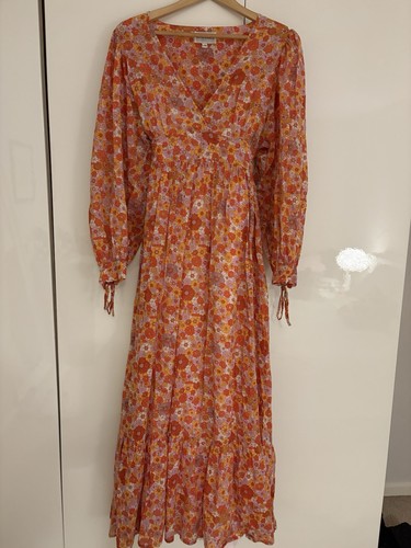 Antik batik floral maxi dress - batik,