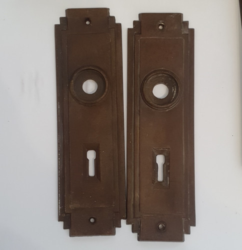 Pair art deco brown - pair,