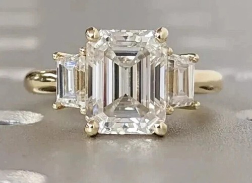 5ct emerald cut real - emerald,