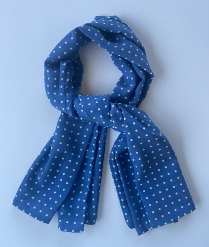 Silk crepe chine scarf - crepe,
