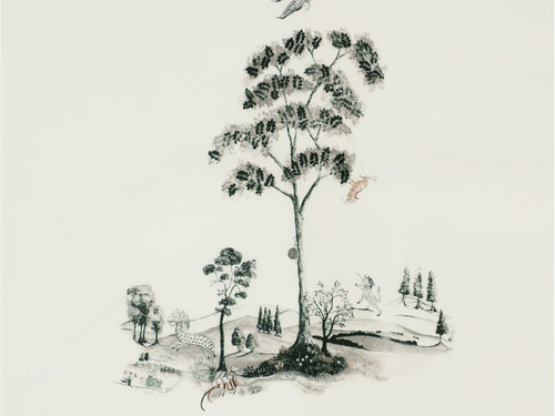 Andrew martin curtain - curtain, fabric