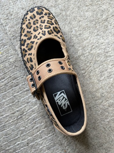 Ladies leopard print vans mary - ladies,