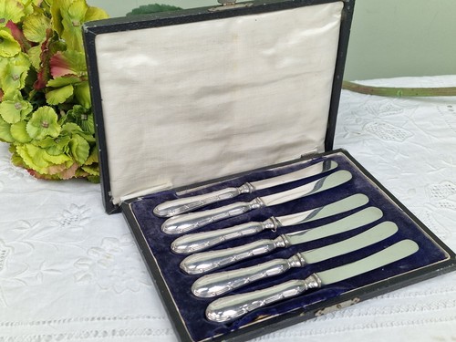 Antique silver handled - silver,