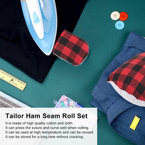 2pcs tailor ham - seam, roll