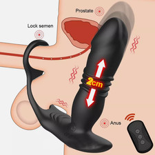 Thrusting Vibrating Anal Plug