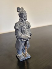 Vintage Chinese Terracotta Warrior Soldier Figures Qin Shi Huang Army with Sword