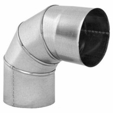 Galvanised Steel Elbow 90 Degree Angle Metal Pipe Bend Tube Connector Joint
