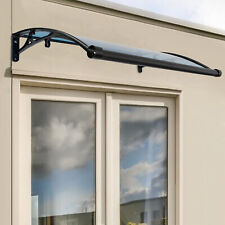 Black+Lake Blue Door Awning Canopy Wall Mount Garden Sun Shutter 60*100cm Home