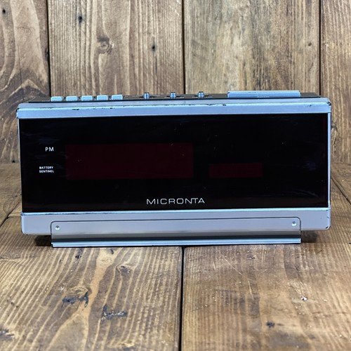 Micronta led alarm clock - micronta,