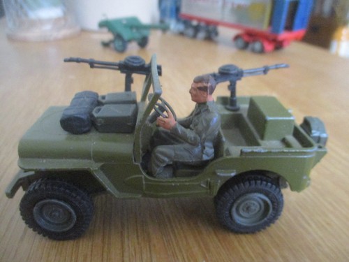 Vintage diecast jeep - us, by