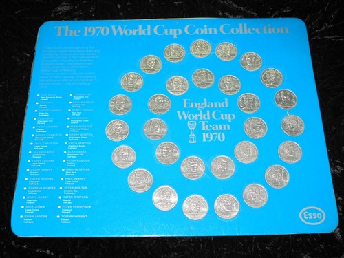 Esso world cup coin collection - cup,