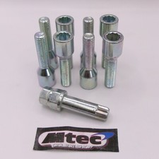 8x Peugeot Citroen Extended Alloy Tuner Wheel Bolts M12x1.25 40mm Thread Length