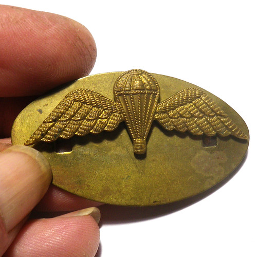 Wwii brass parachute regiment - parachute,