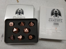 8x Metal Polyhedral Dice Set
