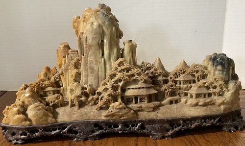 Chinese soapstone intricate - chinese,