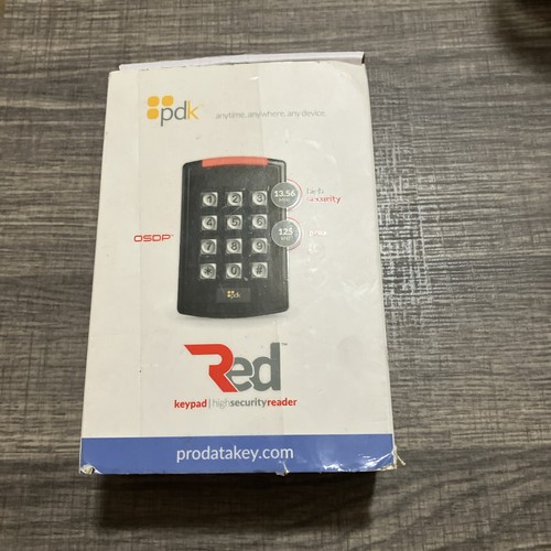 Prodakey red single gang high - red,