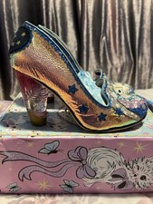 Irregular Choice Size Euro 41 “Lady Misty” Iridescent Glitter Heels
