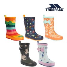 Trespass Kids Welly Boot Wellies Adjustable Buckle Puddle