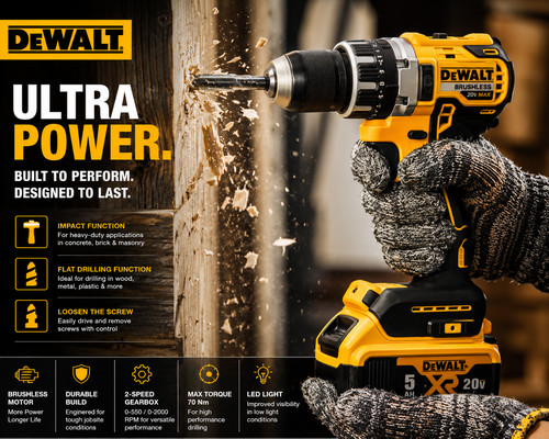Dewalt dcd796n 18v - dewalt, xr