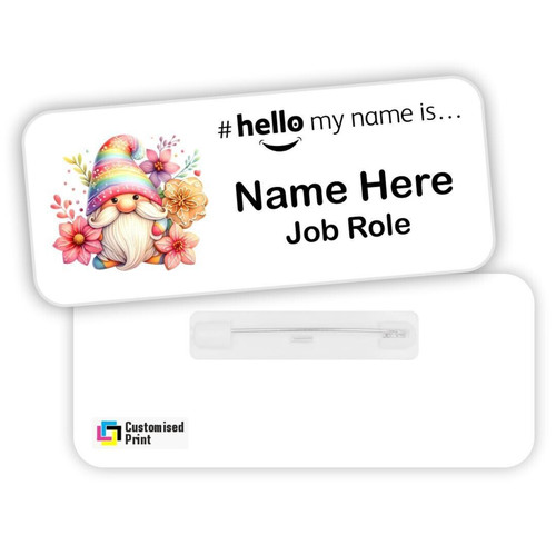 Hello name badge - my,