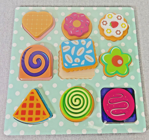 Wooden toy cakes biscuits - wooden, toy-cakes-biscuits