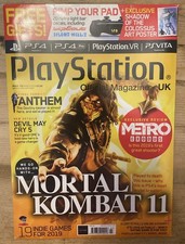 PlayStation Official Magazine #159 UK | MARCH 2019| MORTAL KOMBAT 11 & poster 