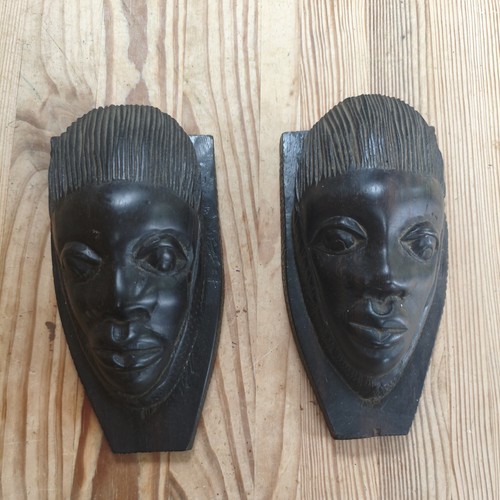 African wall art pair hand - wall, of